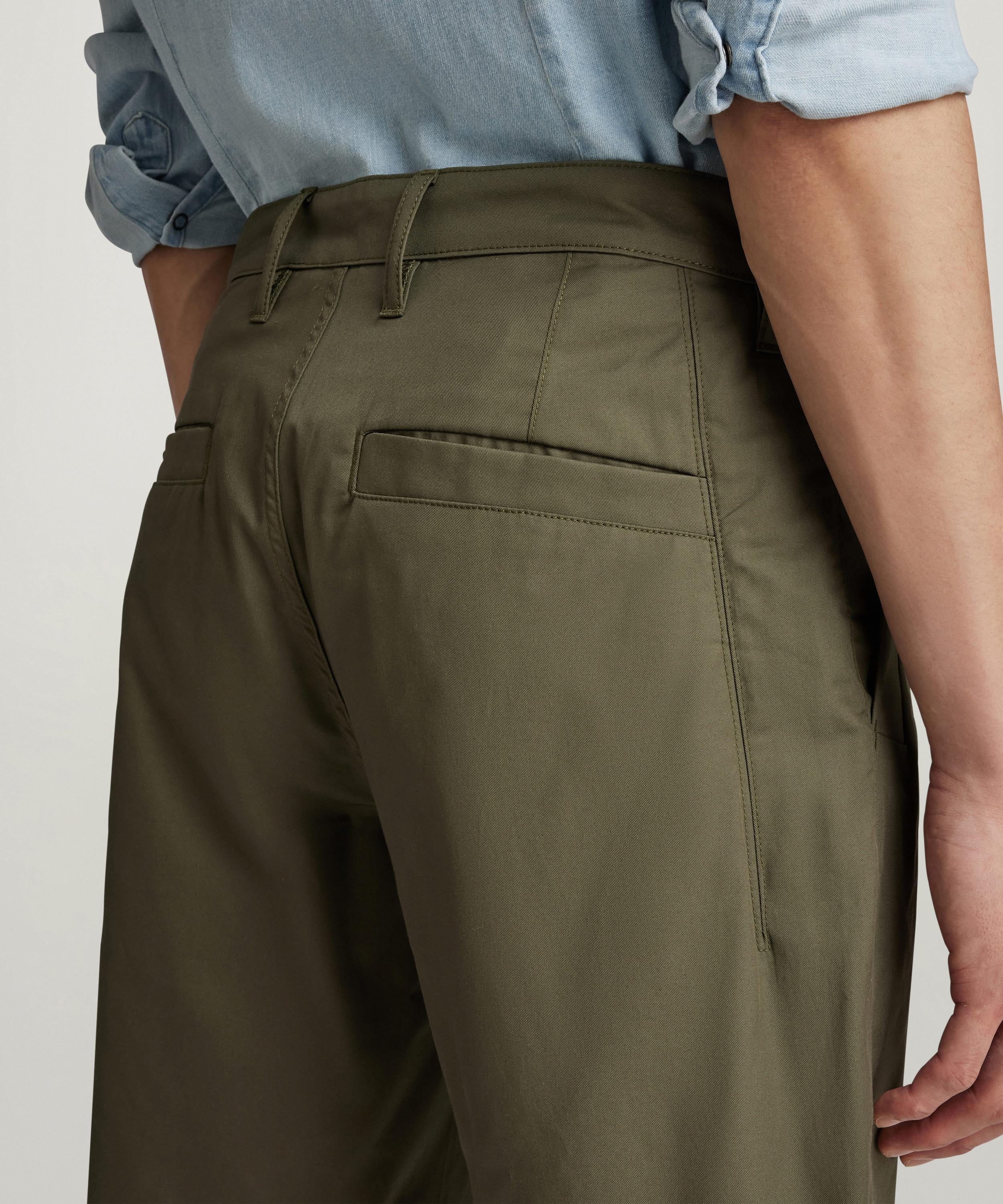 【公式ショップ】Bronson Straight Shorts/ベーシックデザインチノショートパンツ ジースターロゥ パンツ その他のパンツ カーキグリーン