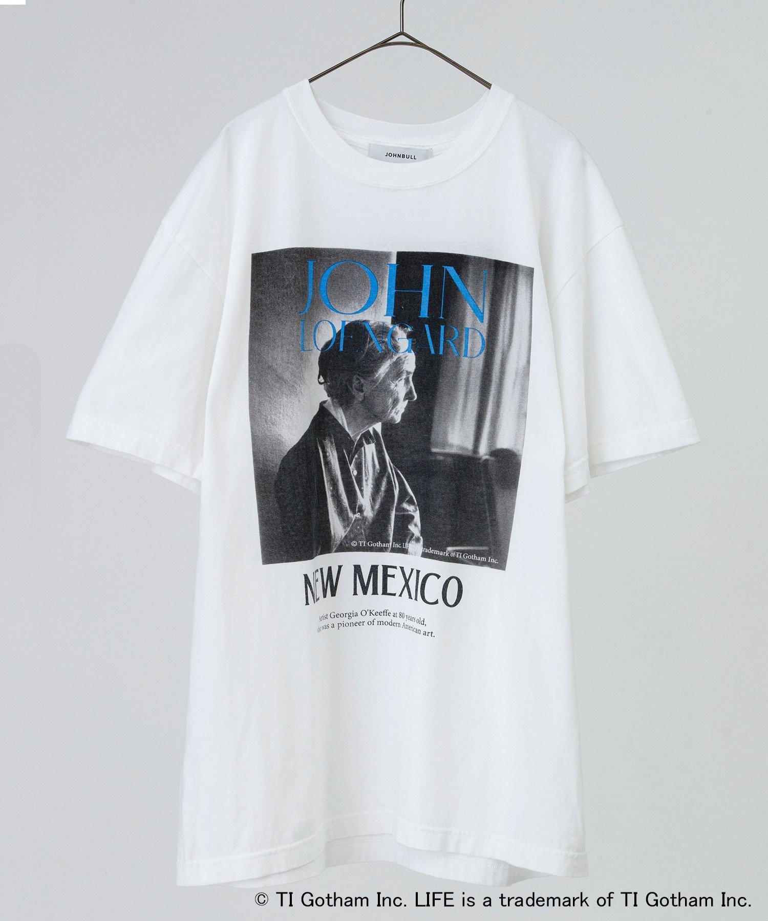 Johnbull Private labo LIFE PICTURE COLLECTION Tシャツ(JOHN LOENGARD) ジョンブルプライベートラボ トップス カットソー・Tシャツ ブラック ホワイト