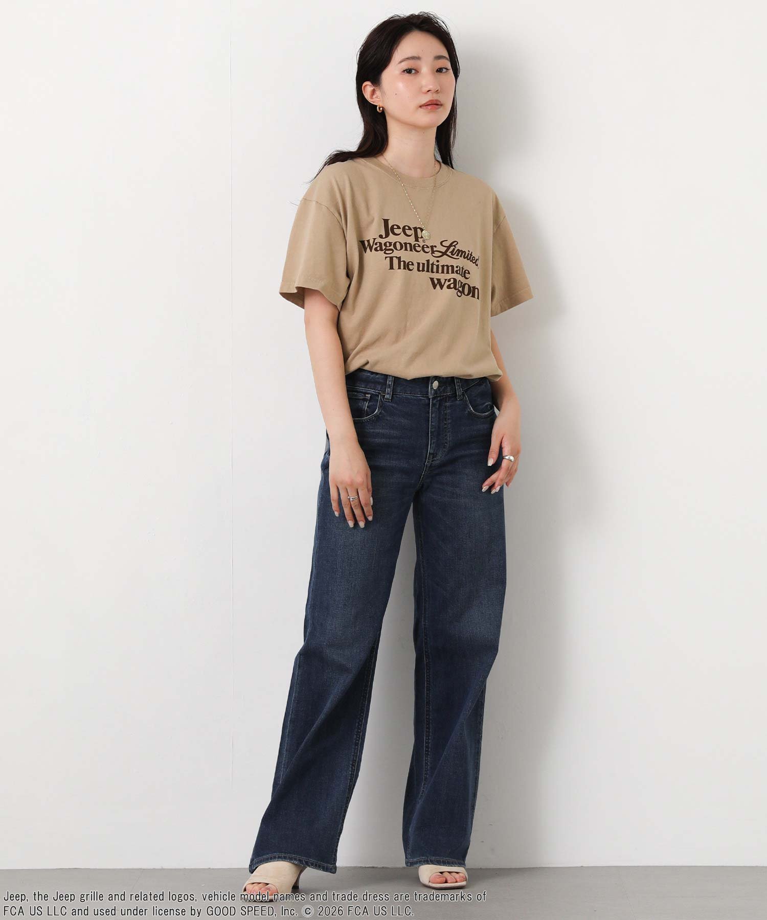 グレディブリリアン/Gready Brilliant/Jeep®前後ロゴTシャツ/カットソー/半袖 グレディブリリアン トップス カットソー・Tシャツ
