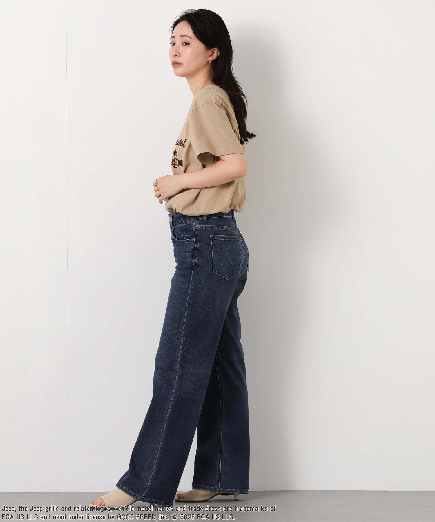 グレディブリリアン/Gready Brilliant/Jeep®前後ロゴTシャツ/カットソー/半袖 グレディブリリアン トップス カットソー・Tシャツ