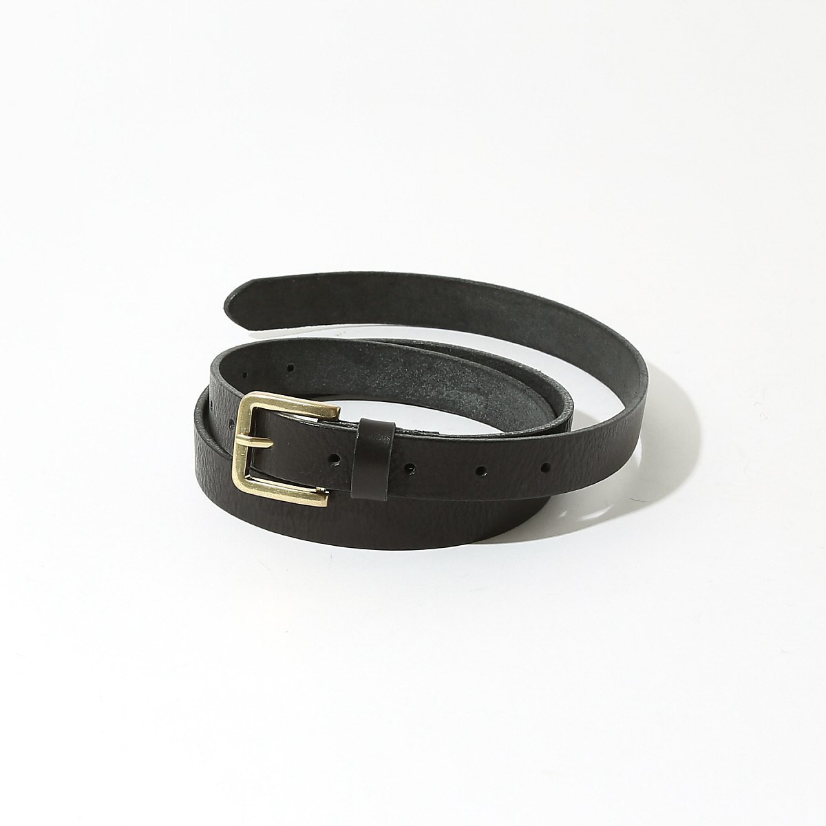 qualite レザーロングベルト カリテ ファッション雑貨 ベルト ブラック ブラウン【送料無料】のサムネイル