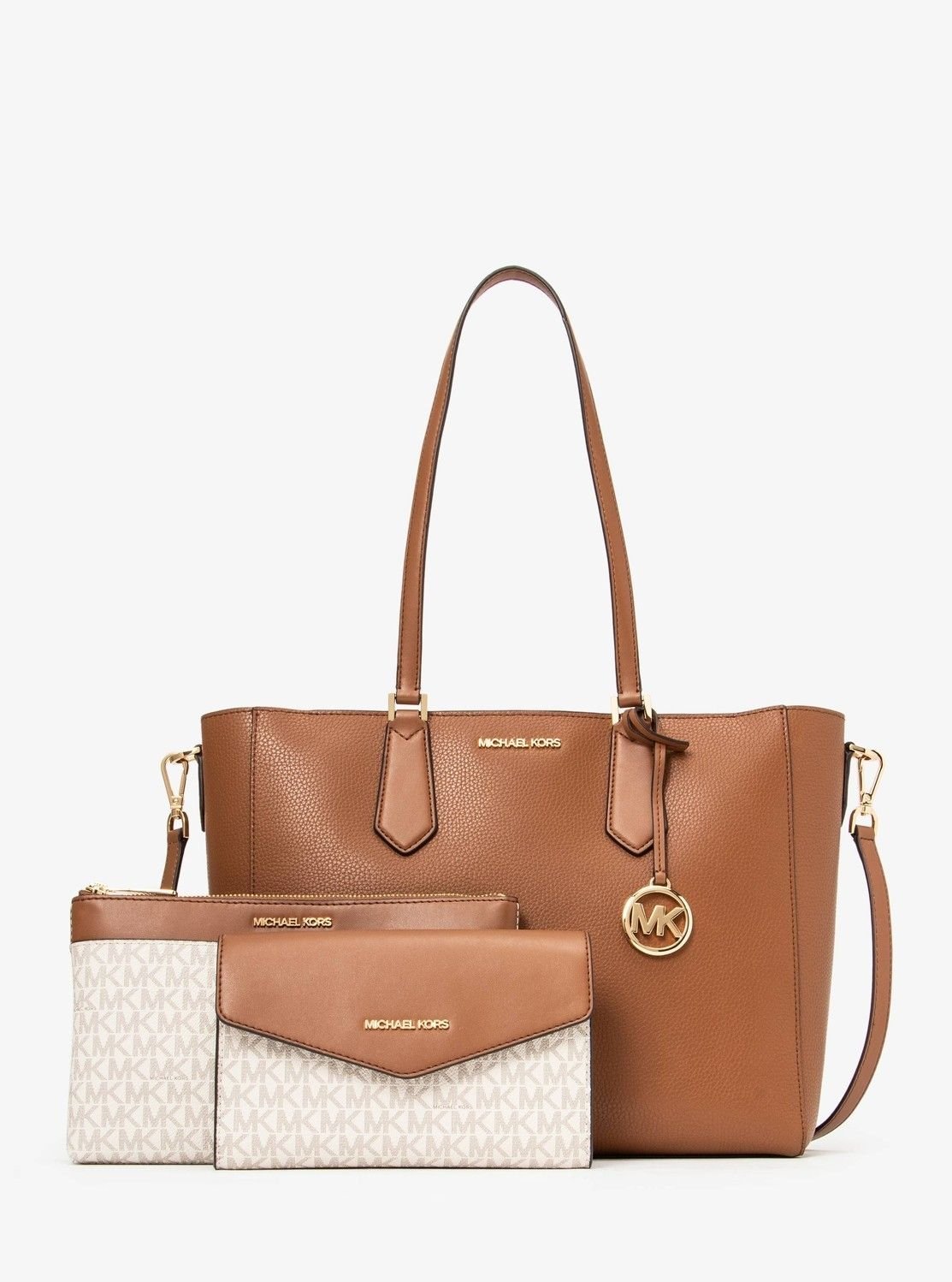 【SALE／82%OFF】MICHAEL KORS KIMBERLY 3 IN 1 トート ラージ マイケル・コース バッグ トートバッグ ブラウン【送料無料】