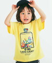 【SALE／7%OFF】SLAP SLIP はたらくくるまクレーンゲーム半袖Tシャツ 80~120cm ベベ オンライン ストア トップス カットソー・Tシャツ イエロー ホワイト