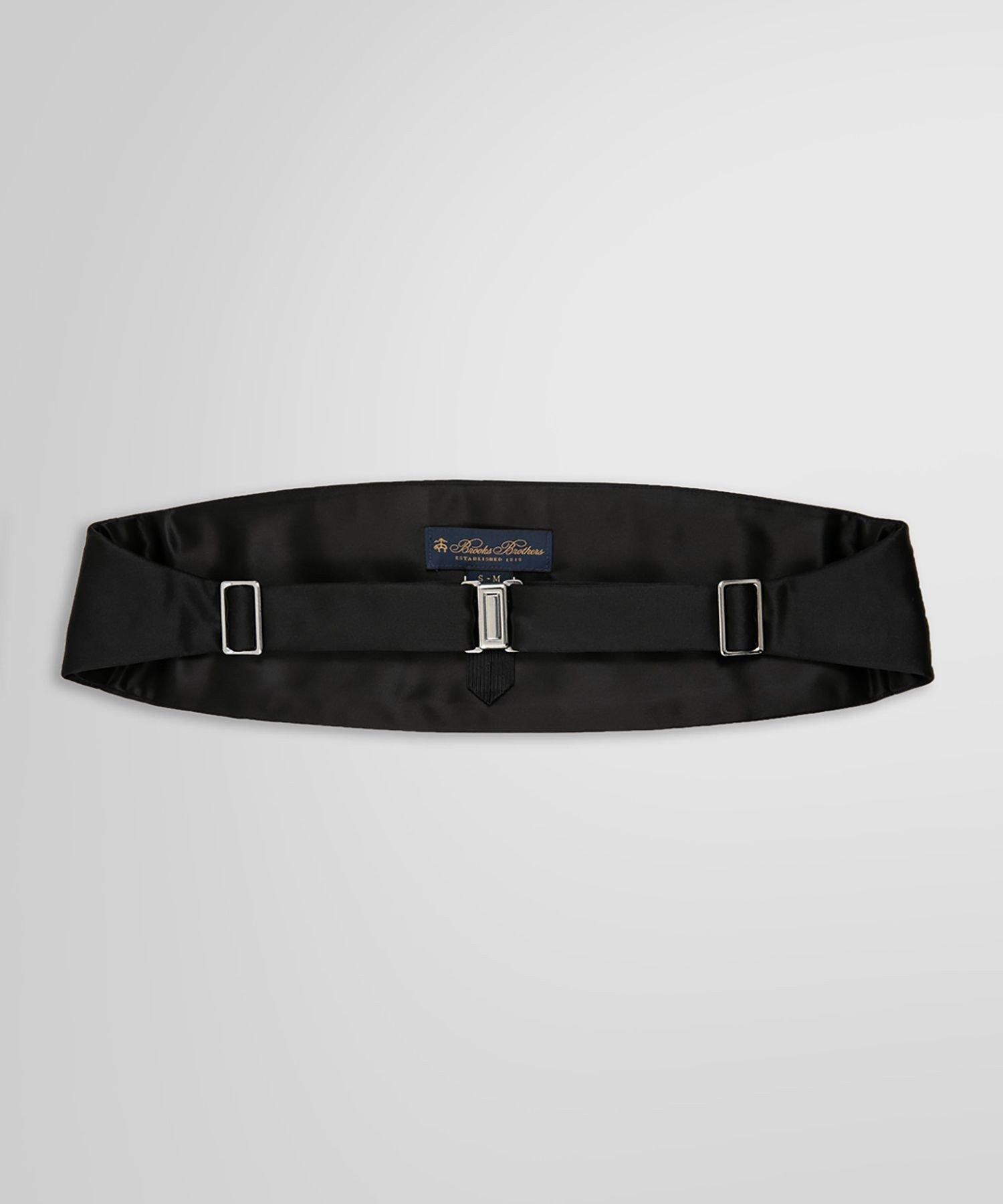 BROOKS BROTHERS フォーマル カマーバンド ブルックス ブラザーズ ファッション雑貨 ベルト シルバー ブラック【送料無料】