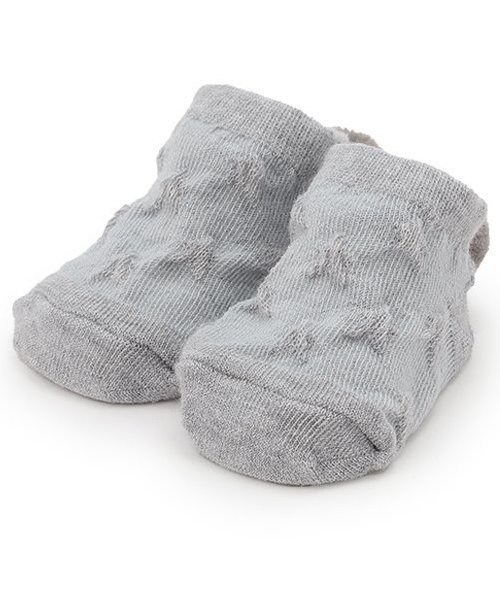 【SALE/50%OFF】petit main 星柄カップソックス ナルミヤオンライン マタニティウェア・ベビー用品 ベビーソックス ホワイト ブルー グレー
