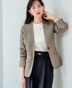 【SALE/24%OFF】GeeRA 嬉しい機能付!ノーカラージャケット ジーラ ジャケット・アウター ノーカラージャケット グレー ブラック ブラウン ベージ...