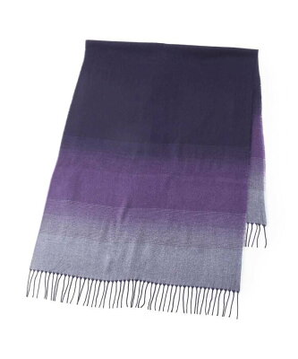 【SALE/40%OFF】LAURA ASHLEY オンブレカラーストール ローラ アシュレイ ファッション雑貨 マフラー・ストール・ネックウォーマー パープル ブラウン レッド