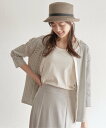 【SALE/20%OFF】ikka 【2点セット】カーデタンクセットアンサンブル イッカ トップス アンサンブル ホワイト ブルー ブラック【送料無料】