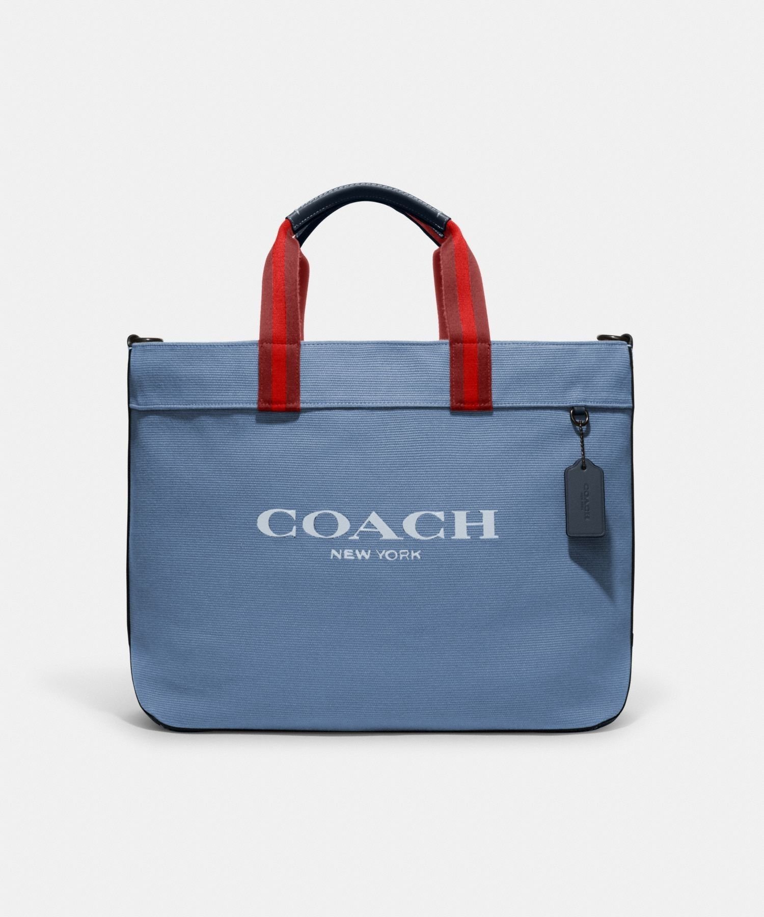 【SALE／62 OFF】COACH OUTLET トート 38 コーチ アウトレット バッグ トートバッグ ブルー【送料無料】