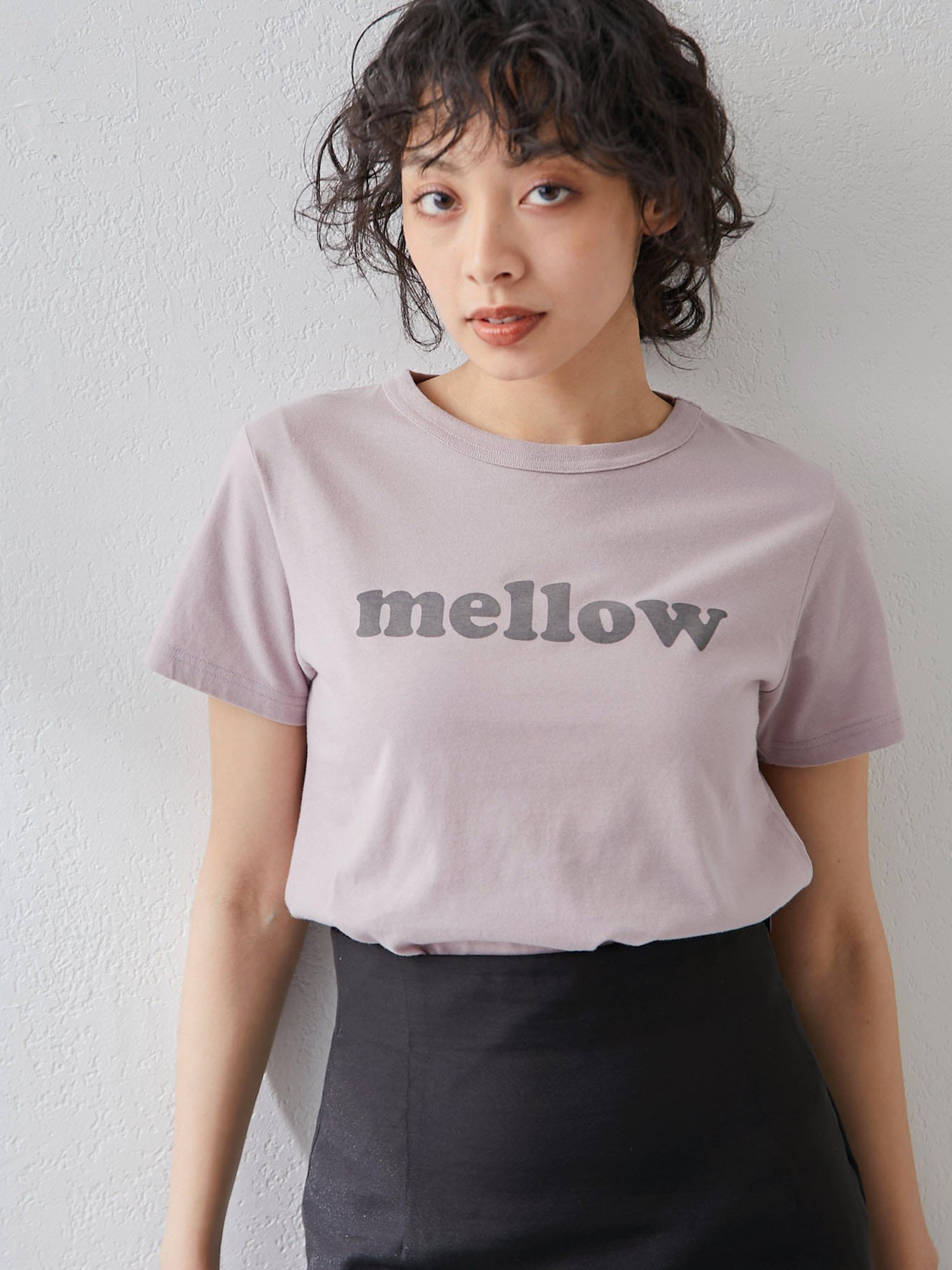 Whim Gazette mellow Tシャツ ウィム ガゼット トップス カットソー・Tシャツ ピンク ホワイト カーキ【送料無料】