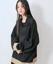 【SALE/55%OFF】JUNRed 【一部店舗限定】スキッパーニットプルオーバー ジュンレッド トップス ニット グレー ブラック
