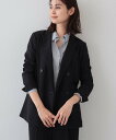 【SALE/44%OFF】INDIVI 春SALE!【着る日傘/遮熱/UVケア】ダブルジャケット インディヴィ スーツ・フォーマル セットアップスーツ ブラック...