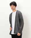 【SALE/30%OFF】COMME CA ISM 【セットアイテム】リネンタッチ ボタンレスカーディガン /Tシャツ コムサイズム トップス カーディガン グ...