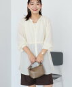 AMERICAN HOLIC シアーウエストドロストロングシャツ アメリカン ホリック トップス シャツ・ブラウス グレー ネイビー ホワイト