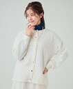 【SALE/20%OFF】SHOO・LA・RUE 【セットアップ可】キルトカーディガン シューラルー トップス カーディガン ブラック ホワイト ベージュ