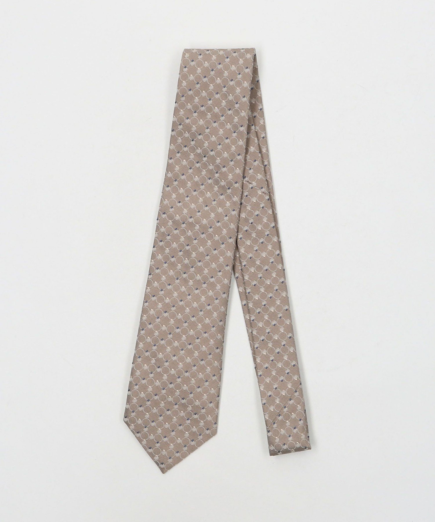 UNITED ARROWS green label relaxing <ALTEA>8.0cm コモン2 ネクタイ ユナイテッドアローズ グリーンレーベルリラクシング スーツ・フォーマル ネクタイ・蝶ネクタイ ベージュ ネイビー【送料無料】
