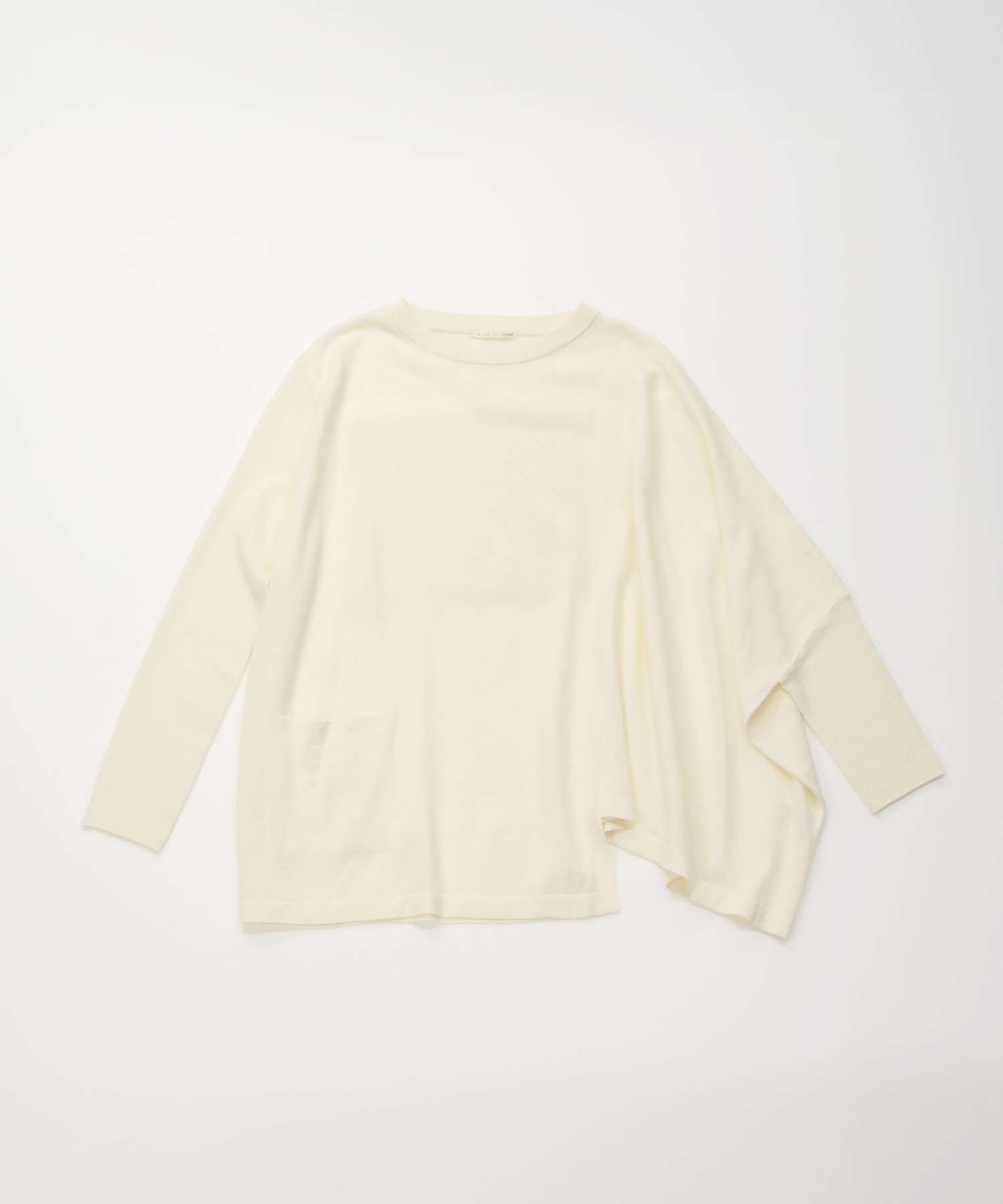 【SALE/70%OFF】La fete de tabasa VANAアシンメトリーチュニック タバサ ワンピース・ドレス チュニック ホワイト【送料無料】