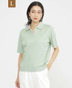 【SALE/31%OFF】EVEX by KRIZIA 【L】【ギフトにもおすすめ】【ウォッシャブル】セーターマシンポロカットソー サンヨー エルサイズ トップス カットソー・Tシャツ ブラック ホワイト【送料無料】