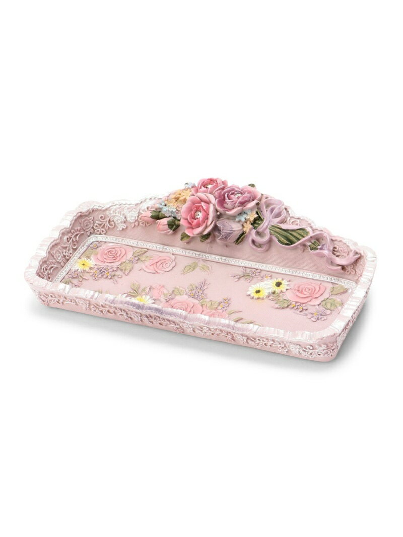 【SALE／50%OFF】axes femme (W)ローズブーケトレー アクシーズファム インテリア・生活雑貨 その他のインテリア・生活雑貨 ピンク ホワイトのサムネイル