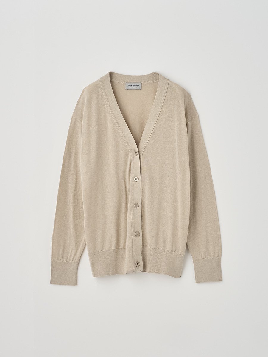 JOHN SMEDLEY Vネック長袖コットンニットカーディガン ｜ S4620 ｜ 30G COMMON FIT ジョンスメドレー トップス ニット【送料無料】