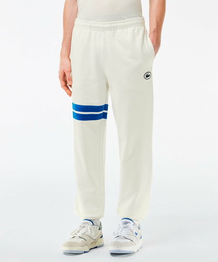 【SALE/40%OFF】LACOSTE オーガニックコットン 裏パイル アシンメトリーラインスウェットトラックパンツ ラコステ パンツ ジャージ・スウェットパンツ ホワイト【送料無料】 【SALE/40%OFF】LACOSTE オーガニックコットン 裏パイル アシンメトリーラインスウェットトラックパンツ ラコステ パンツ ジャージ・スウェットパンツ ホワイト【送料無料】