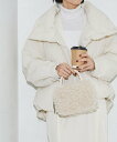 【SALE/40%OFF】Firsthand エコファーボストンバッグ 24AW フリークスストア バッグ ハンドバッグ ブラック ホワイト【送料無料】