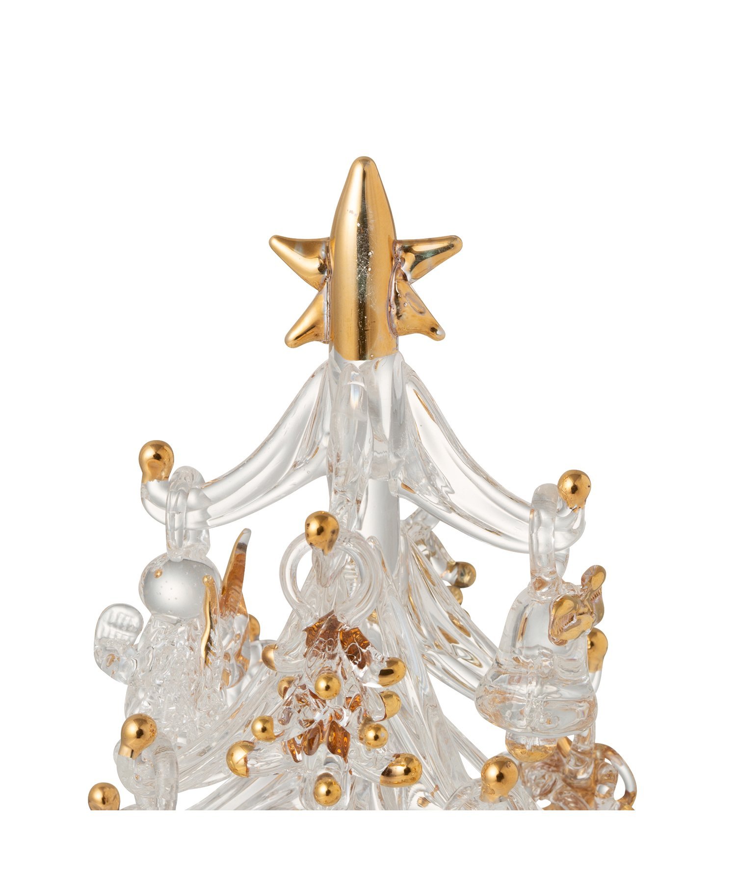 ガラスツリー マルチオーナメント S ゴールド