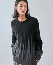 【SALE/55%OFF】JUNRed 【一部店舗限定】バイカラージャガードニット ジュンレッド トップス ニット ブラック ブラウン グレー