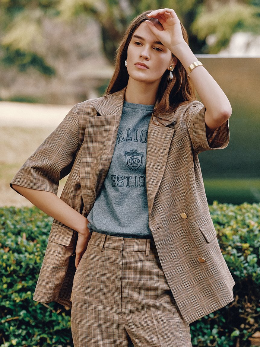 【SALE／40%OFF】Mila Owen 【UVカット】金釦ハーフスリーブジャケット ミラオーウェン ジャケット・アウター その他のジャケット・アウター【送料無料】 stylife-15608243 Rakuten Fashion サンプル画像3