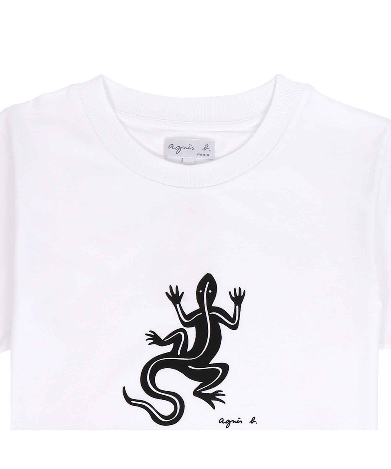 SF64 TS レザールTシャツ アニエスベー トップス カットソー・Tシャツ ホワイト