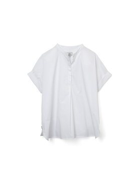 【SALE／30%OFF】WOOLRICH (W)POPLIN SHIRT ウールリッチ シャツ/ブラウス 半袖シャツ ホワイト ブラウン【送料無料】