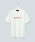 UNTITLED 【WORLD for the World】カラーロゴTシャツ アンタイトル トップス カットソー・Tシャツ ホワイト ブラック グリーン ベージュ【送料無料】