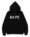 A BATHING APE BAPE FULL ZIP HOODIE -ONLINE EXCLUSIVE- ア ベイシング エイプ トップス パーカー フーディー ブラック グレー ネイビー【送料無料】