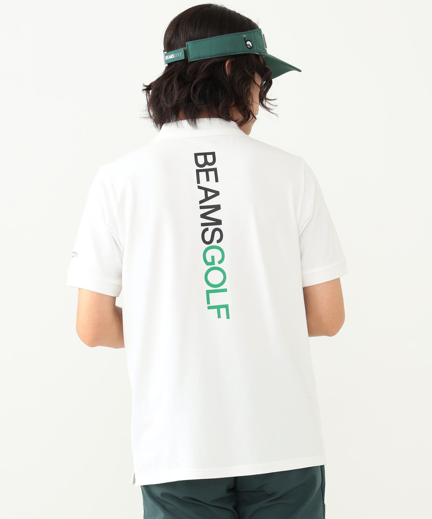 BEAMS GOLF ORANGE LABEL 【UVカット】BEAMS GOLF ORANGE LABEL / USシリーズ ストレッチ鹿の子 ポロシャツ ビームス ゴルフ トップス ポロシャツ ホワイト グリーン ネイビー【送料無料】