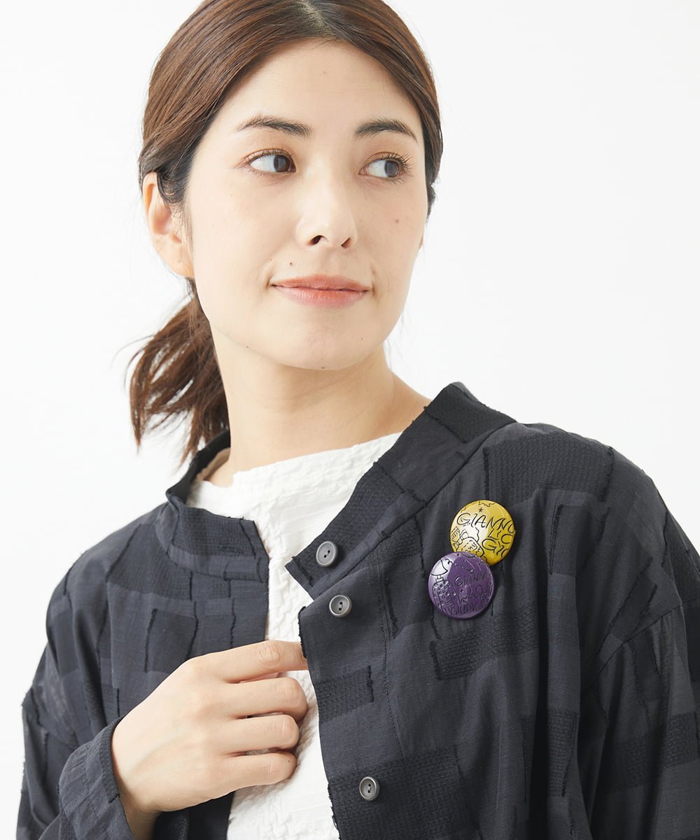 【SALE／50%OFF】GIANNI LO GIUDICE [日本製]スカルプセットブローチ ジャンニロジュディーチェ アクセ..