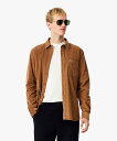 【SALE/40%OFF】LACOSTE エッセンシャルコーデュロイシャツ ラコステ トップス シャツ・ブラウス カーキグリーン ホワイト ブラウン【送料無料】