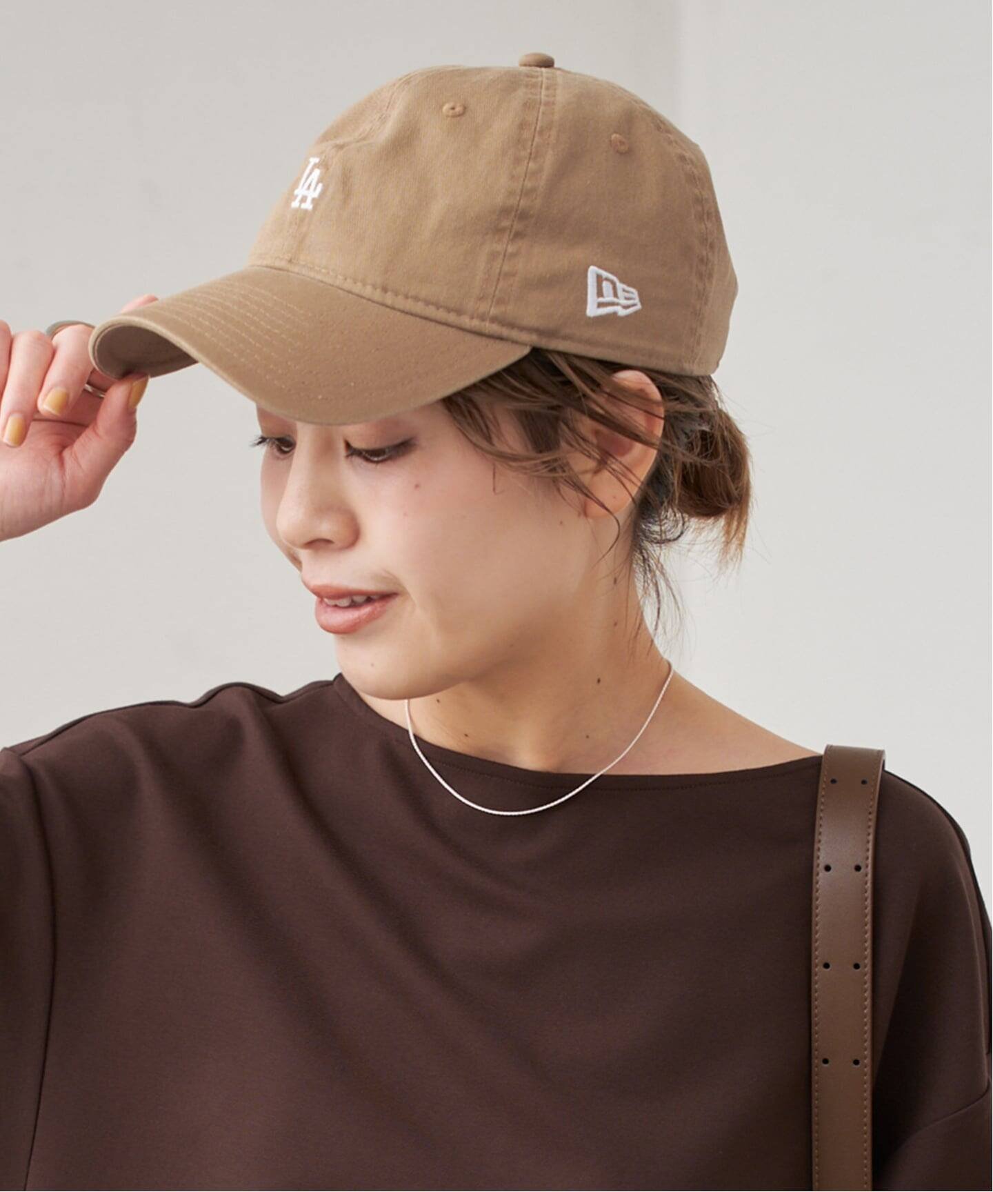 Spick & Span 《追加予約》NEW ERA / ニューエラ 9TWENTY MLB Mini Logo 143076 スピックアンドスパン 帽子 キャップ ベージュ ブルー【送料無料】のサムネイル