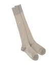 CONVERSE TOKYO STAR★ GLITTER RIB KNEE-HIGH SOX コンバーストウキョウ 靴下・レッグウェア 靴下 ベージュ ブラック グレー