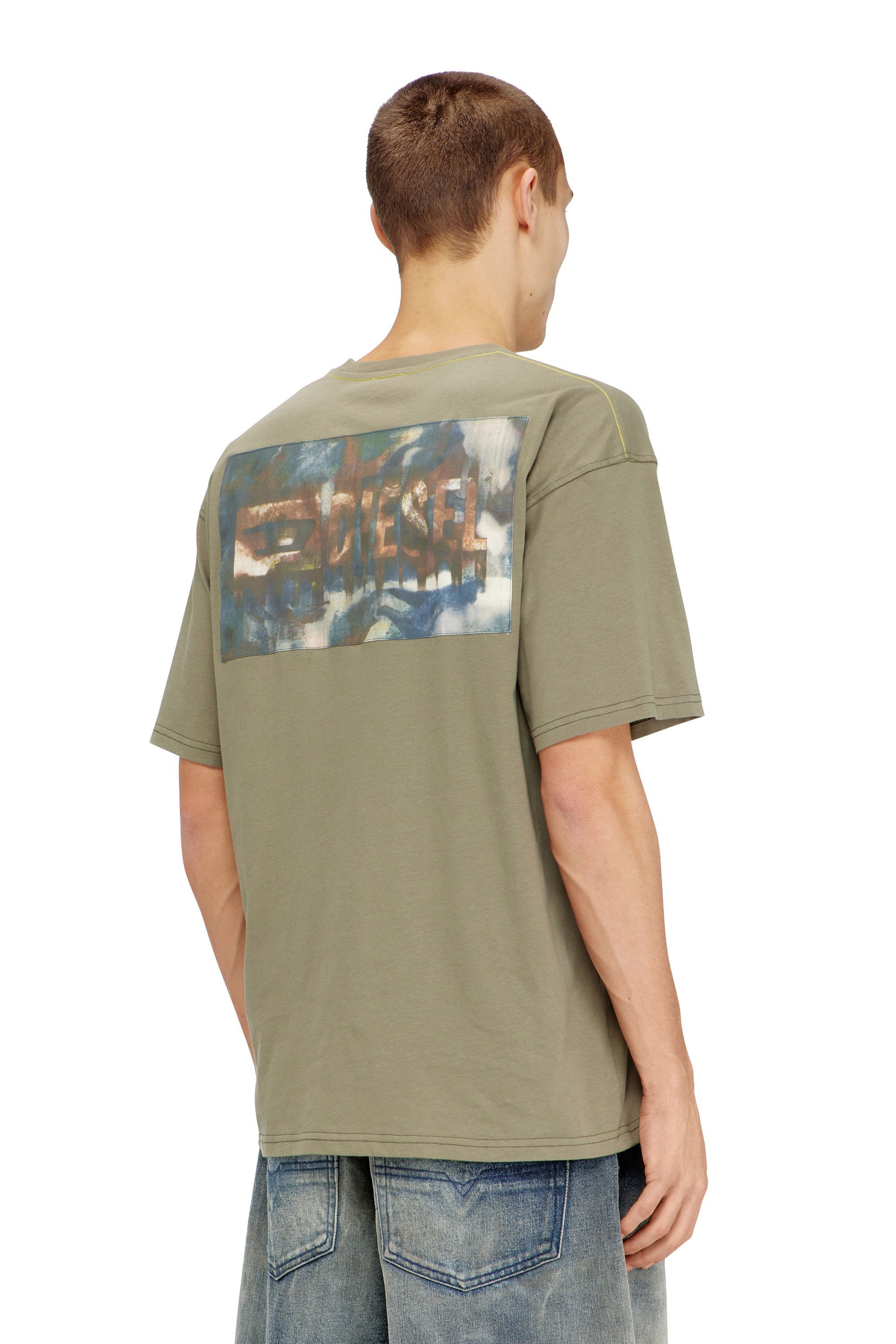 メンズ Tシャツ T-BOXT-V8 ディーゼル トップス カットソー・Tシャツ カーキグリーン
