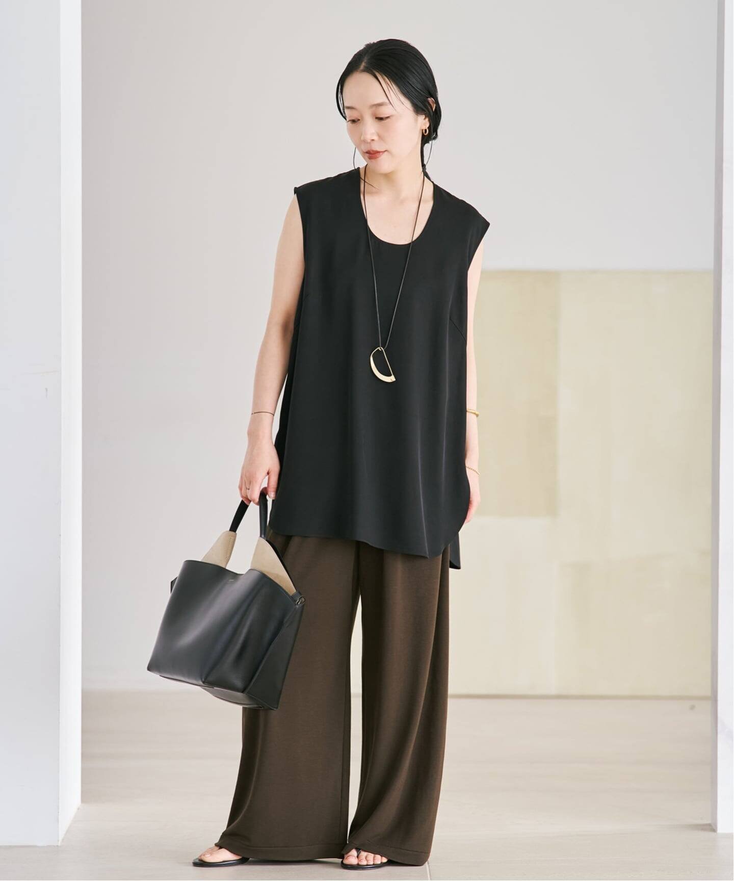 plage R'IAM BOX ブラウス プラージュ トップス シャツ・ブラウス ベージュ ブラック