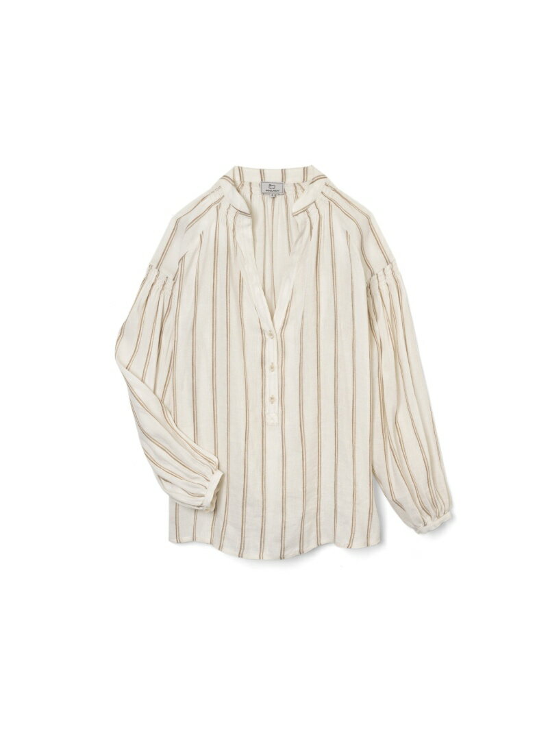 【SALE／30%OFF】WOOLRICH (W)FLUID STRP BLOUSE ウールリッチ シャツ/ブラウス 長袖シャツ ブルー ホワイト【送料無料】