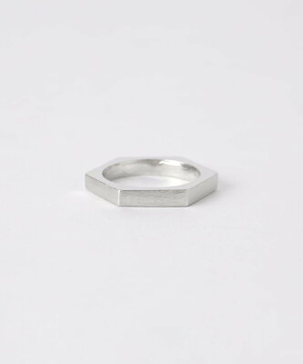 BEAUTY&YOUTH UNITED ARROWS ヘキサゴン リング ビューティー&ユース ユナイテッドアローズ アクセサリー・腕時計 リング・指輪 シルバー【送料無料】