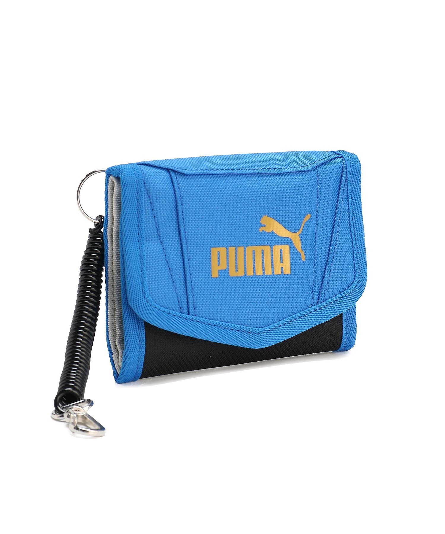 PUMA（プーマ）ユニセックス プーマ アクティブ ウォレット商品情報アクティブに動き回るシーンでも快適に使用できる三つ折りウォレットです。落下防止用の伸縮性のあるスプリングストラップ付きが嬉しい一品。ジップ付き内ポケットも配し、コインなど...