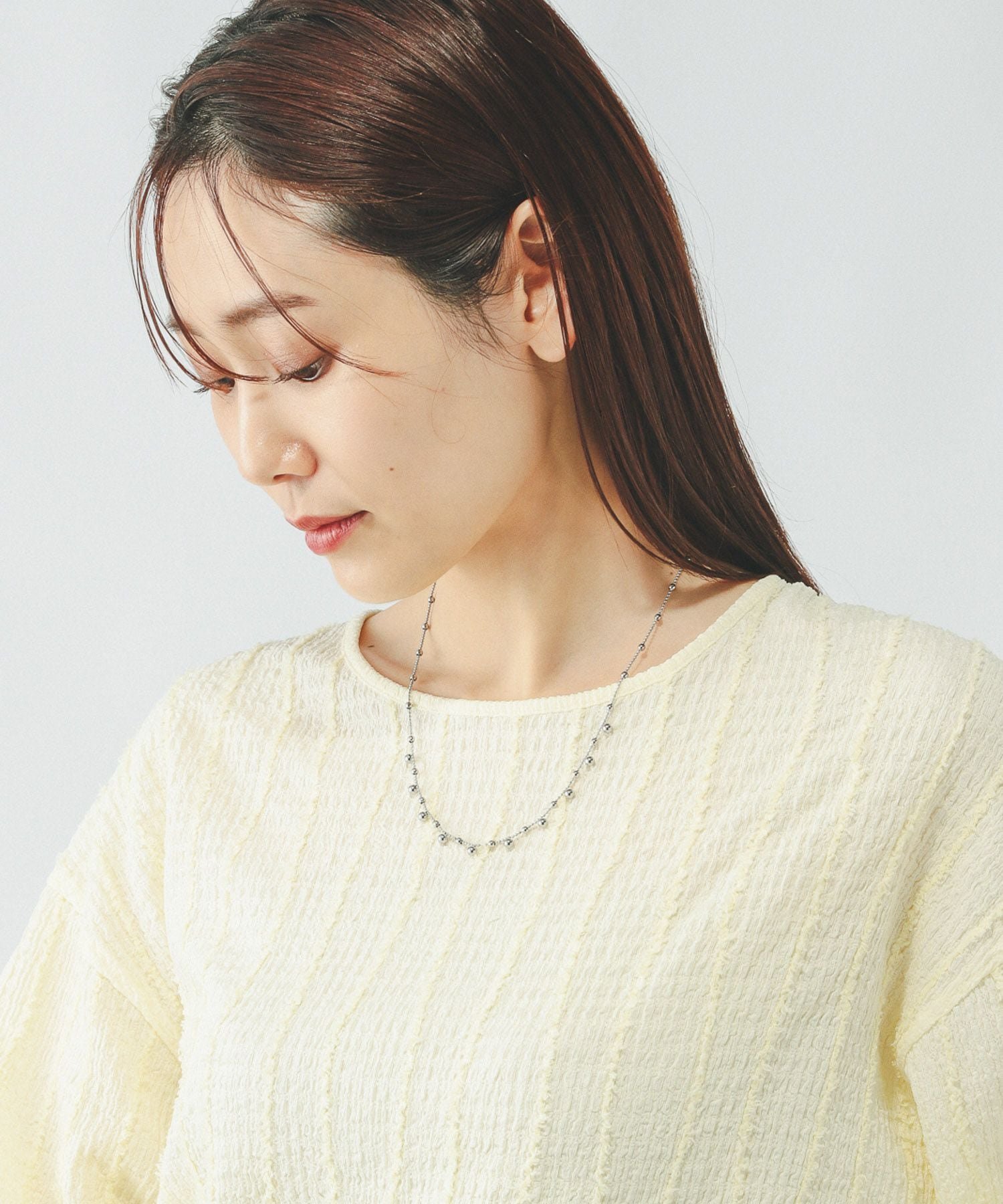 【SALE／20%OFF】GLOBAL WORK ステンレスランダムボールネックレス/289699 グローバルワーク アクセサリー・腕時計 ネックレス ゴールド シルバー stylife-14914247 Rakuten Fashion サンプル画像3
