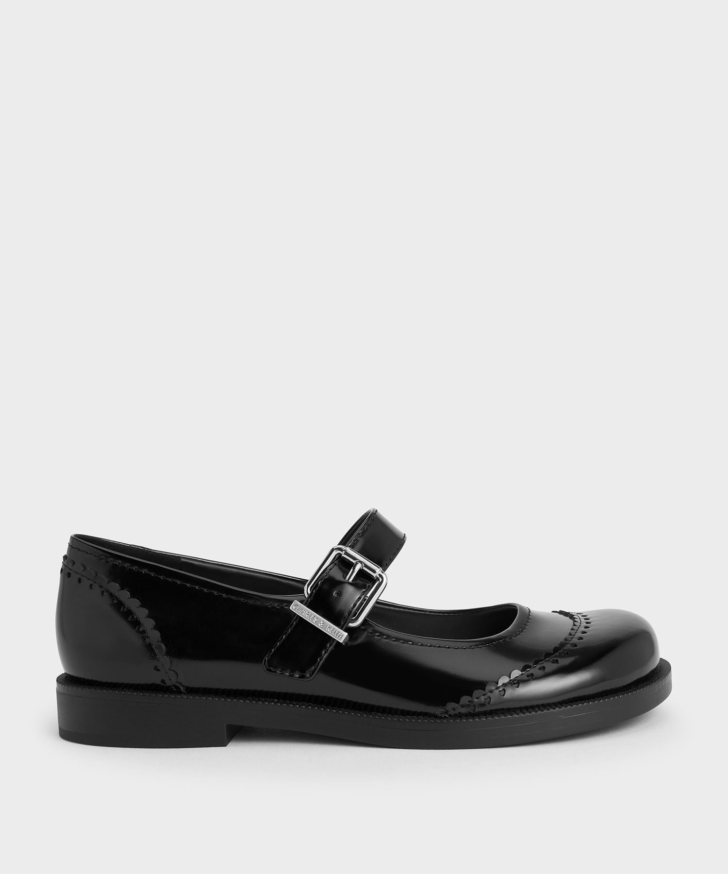 【SALE／49%OFF】CHARLES & KEITH ハート バックルメリージェーン チャールズアンドキース シューズ・靴 パンプス ホワイト【送料無料】