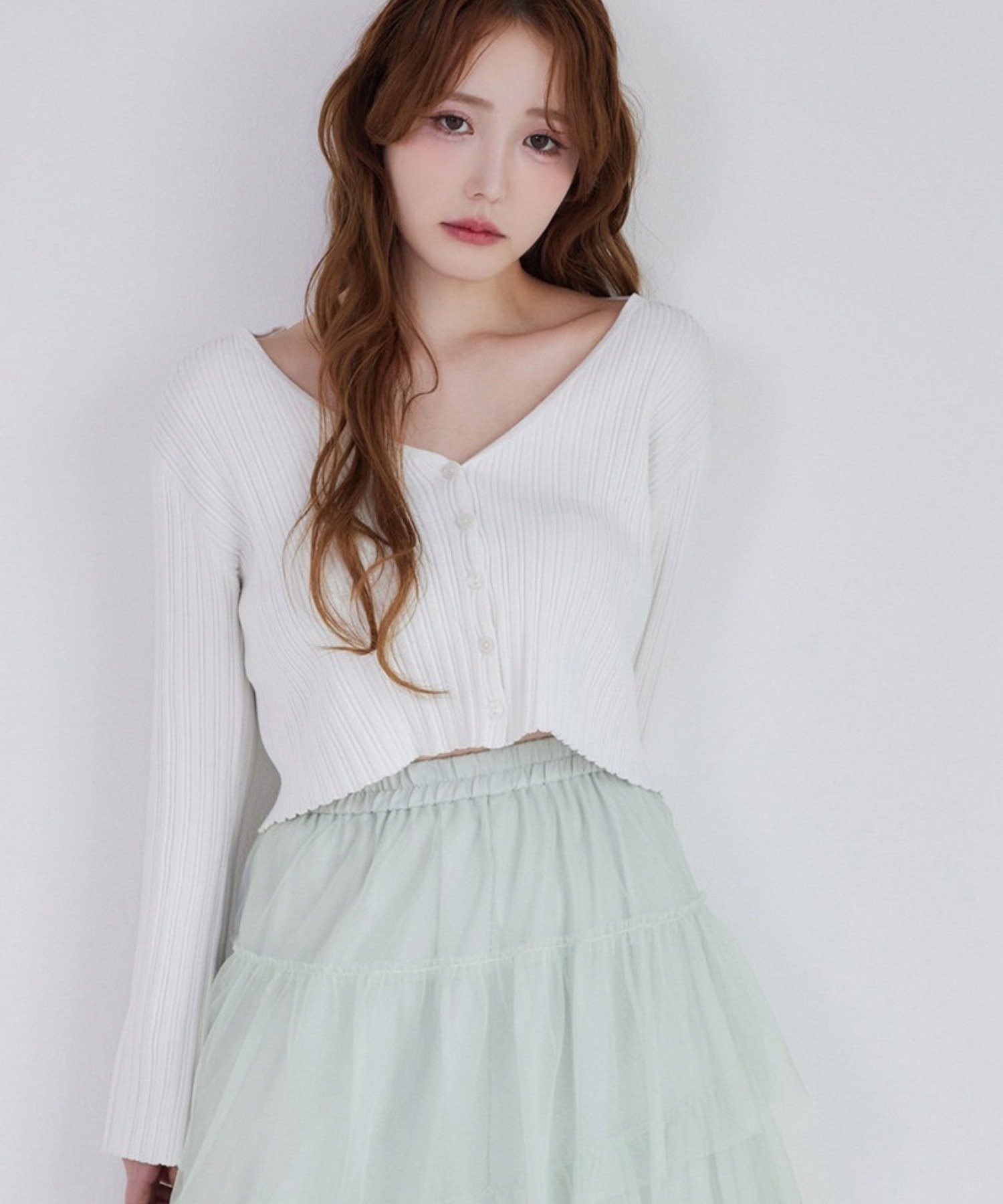 【SALE／55%OFF】one after another NICE CLAUP 【WEB限定】ベルスリカーデ ワンアフターアナザー ナイスクラップ トップス ニット ピンク ブラック ホワイト イエロー