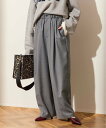 JOURNAL STANDARD L'ESSAGE 《予約》ウールツイルイージーパンツ ジャーナルスタンダード レサージュ パンツ スラックス・ドレスパンツ ブ...