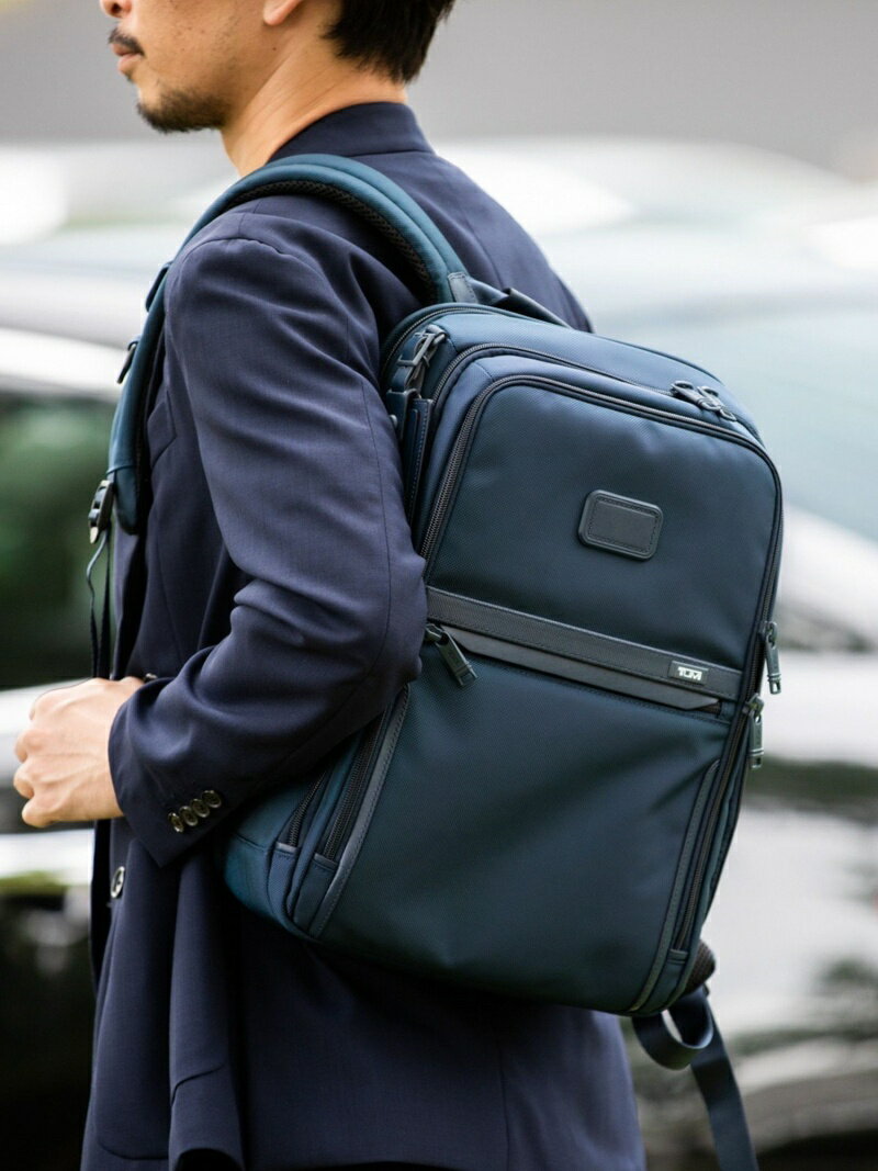 Slim Backpack 118-43-3334: Navy