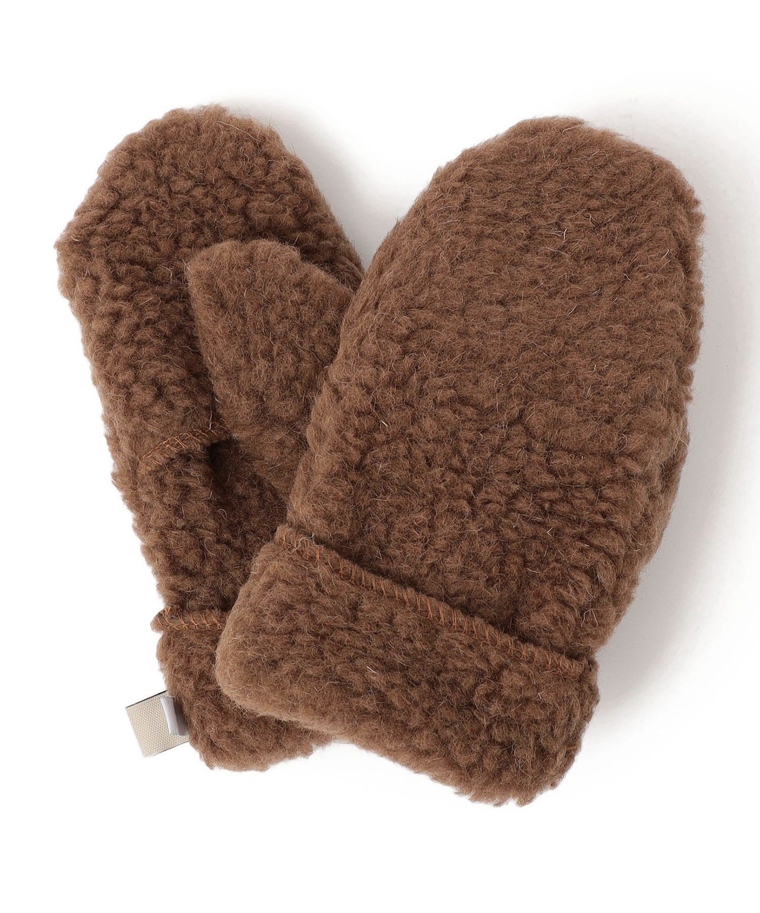 SHIPS any 【SHIPS any別注】Mouflon Mouflon: ストラップ付き ボア ミトン シップス ファッション雑貨 手袋 ブラウン グレー ベージュ【送料無料】