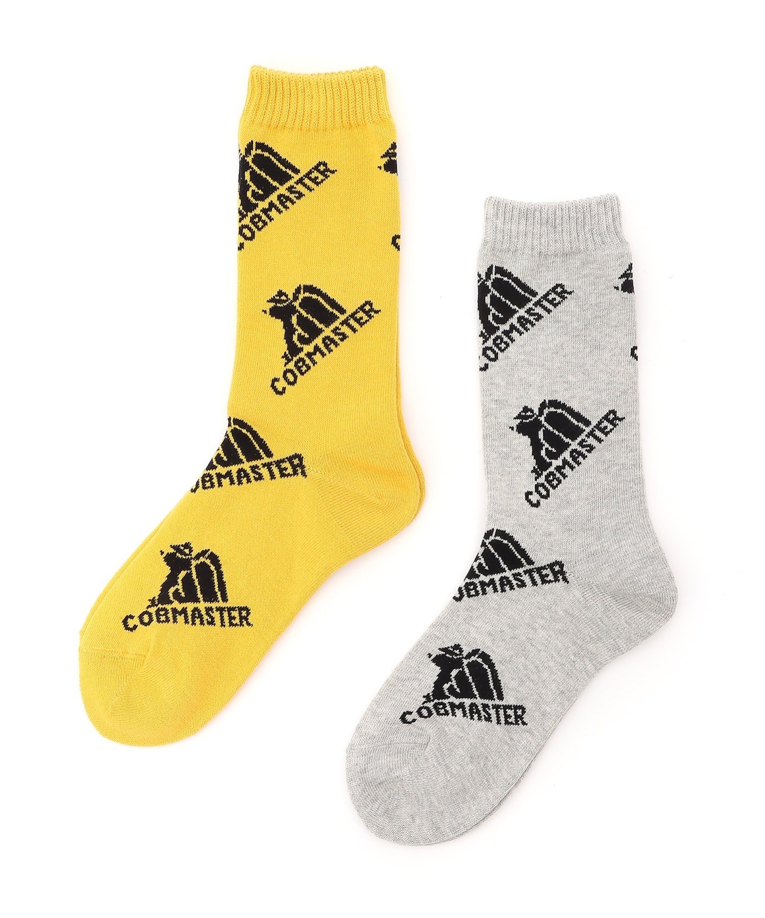 【SALE／10%OFF】COBMASTER COBMASTER/(W)C COB P LOGO SOCKS ハンドサイン 靴下・レッグウェア 靴下 ブルー イエロー